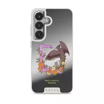 Pretty Purpose - Samsung Galaxy S25 Plus Case, Elite Mirror Light (Magnetic) / Silver