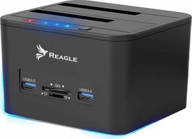 Stacja dokująca Reagle STACJA DOKUJĄCA DYSKÓW HDD SSD 2x USB CZYTNIK KART | 5904800224015 | 5904800224015