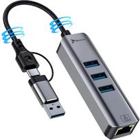 Karta sieciowa Reagle PRZEJŚCIÓWKA  + USB-C ETHERNET ADAPTER KARTA SIECIOWA LAN RJ45 2.5Gb | 5905261354037 | 5905261354037