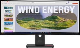 Lenovo ThinkVision T34WD-40 64AEZAR1EU - 34" UWQHD 3440 x 1440 | VA | 120 Hz | 6 ms | Curved | 64AEZAR1EU | 198155939976