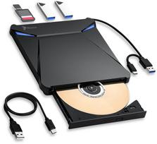 Reagle Zewnętrzny DVD nagrywarka odtwarzacz płyt CD do laptopa PC USB 3.0 + czytnik kart SD i TF | 5905367699667 | 5905367699667