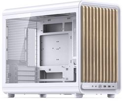 Fractal Design Jonsbo D33 Wood PC Case, Micro-ATX Case, mATX, Tempered Glass - White, Wood (GEJB-192) | GEJB-192 | 6970620555690