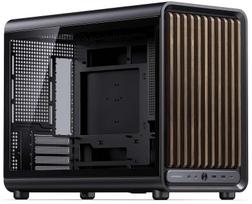Jonsbo D33 Wood PC Case, Micro-ATX Case, mATX, Tempered Glass - Black, Wood (GEJB-193) | GEJB-193 | 6970620555683