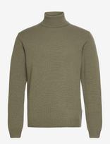 Casual Friday - Cfkarl Roll Neck Bounty Knit - Golfo kelnės - Chaki spalva