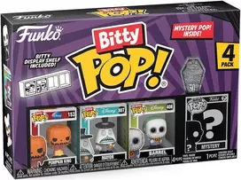 FUNKO Bitty POP! Figūrėlių rinkinys: Disney: Nightmare Before Christmas - Pumpkin King, ~3 cm (4 vnt.)