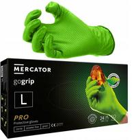 Mercator Medical Mercator GoGrip nitrilo pirštinės, žalios (50vnt.) - XL
