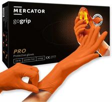 Mercator Medical Mercator GoGrip nitrilo pirštinės, oranžinės (50vnt.) - S