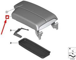Volvo BMW 3 Touring E91 Priekinis Centrinis Porankis RHD 9133816 51169133816 NAUJAS ORIGINALUS