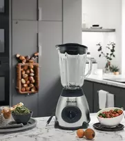 Plakiklis Ledo smulkintuvas, trintuvas Kaen wuod, kokteilinė viename Kaen Wood, 800 W, spalva: pilka