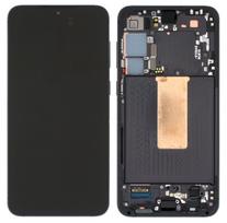 Ekranas tinkantis Samsung S916 S23+ 5G su lietimui jautriu stikliuku ir rėmeliu Graphite (service pack)