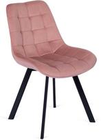 Fotelis Mebel Elite Kėdė RICK, veliūrinė, 53 × 59 × 87 cm, rožinė