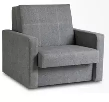 Mebel Elite Išskleidžiamas fotelis-lova MILAN 1, 197 × 97 cm, pilkas