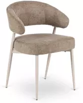 Fotelis Mebel Elite Kėdė ARDEA, smėlio ir kašmyro spalvos