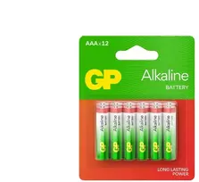 Elementai GP ALKALINE AAA/LR03, 12 vnt.