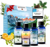 Veddelholzer pirties aromatų rinkinys su natūraliais eteriniais aliejais, 4 × 100 ml