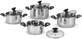 Lamart LT1327 8-Piece LEGER Stainless Steel Cookware Set