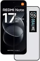OBAL:ME 5D stiklinis ekrano apsauginis stiklas, skirtas Xiaomi Redmi Note 17 Pro Max 5G, juodas