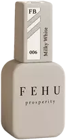 FEHU Bazinis gelis su pluoštu #06 pieno baltumo, 12 ml | Fiber Base Gel #06 Milky Baltas 12 ml