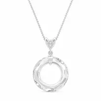 Diamond Sky Jewelry Kaklo papuošalas moterims DiamondSky „Cosmic Ring“ su Swarovski kristalais
