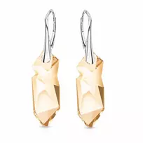 Diamond Sky Jewelry Sidabriniai auskarai moterims DiamondSky „Kaputt (Golden Shadow)“ su Swarovski kristalais