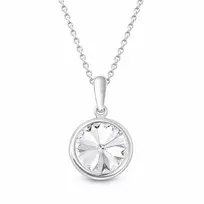Diamond Sky Jewelry Sidabrinis kaklo papuošalas moterims DiamondSky „Clarice“ su Swarovski kristalais