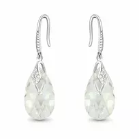 Diamond Sky Jewelry Sidabriniai auskarai moterims DiamondSky „Baroque III (Moonlight)“ su Swarovski kristalais