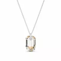 Diamond Sky Jewelry Kaklo papuošalas moterims DiamondSky „Symbiosis (Golden Shadow)“ su Swarovski kristalais