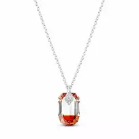 Diamond Sky Jewelry Kaklo papuošalas moterims DiamondSky „Symbiosis II (Raudona Magma)“ su Swarovski kristalais