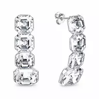 Diamond Sky Jewelry Sidabriniai auskarai moterims DiamondSky „Imperial“ su Swarovski kristalais