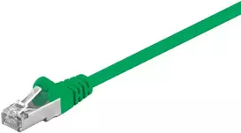Goobay CAT 5e Komutacinis kabelis, F/UTP, žalias, 15 m, Cat5e, F/UTP (FTP), RJ-45, RJ-45, Žalias