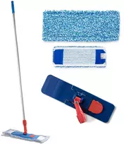 Mopptex Grindų plovimo šluota MAGNET COLOR 40/50 cm su kotu ir šluoste - Mėlyna - 40cm