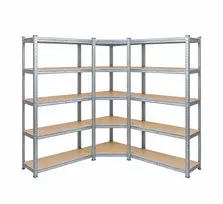 Sandėliavimo lentynų rinkinys, 175 kg, 180 × 90 × 40 cm ir 180 × 70 × 40 × 40 × 70 cm, 3 vnt.