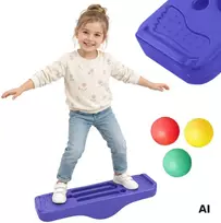 Woopie Pusiausvyros lenta su labirintu ir kamuoliukais Montessori sensorinė