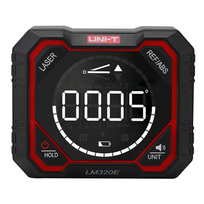 UNI-T LM320E Digital Angle Gauge, 4 × 90°, Color Display, 2 Magnetic Bases, 2 Laser Beams|LM320E