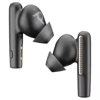 HP Poly Voyager Free 60 UC Carbon Black Earbuds +BT700 USB-C Adapter +Basic Charge Case