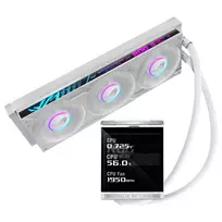 ASUS ROG Strix LC IV 360 ARGB LCD White Edition
