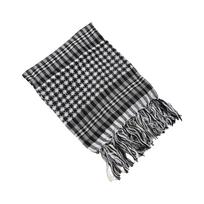 Children Arabic Scarf Plaids Design Fringed Shemagh Easy Maintenance Polyester Shoulder Wrap Neckpiece For Daily Use juoda