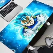 Vegeta Dragon Ball Z Mouse Pad Anime Gaming Accessories Large Carpet Gamer PC Computer Keyboard Desk Mat DBZ Mausepad 30cmx60cm blue