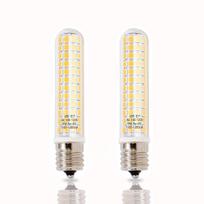 E17 LED lemputė, 9W, 1200LM, pritemdoma, E17 cokolis, atitinka 100W halogeninę lemputę, 125 vnt. 2835 SMD, AC110V-130V, šiltai balta 3000K, vis kryptimis plati
