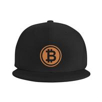 Hiphop Flat Baseball Cap Men Bitcoin Logo Fashion Caps Hats for Logo Asquette Homme Dad Hat for Men Trucker Cap One Size black
