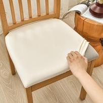 PU vandeniui atsparaus odinio kėdės sėdynės ir pagalvės apsauginio užvalkalo komplektas PU seat cover šviesiai smėlio spalvos