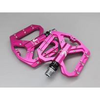 New flat foot Ultralight Mountain Bike Pedals MTB CNC Aluminum Alloy Sealed 3 Bearing Anti-slip Bicycle Pedals Bicycle Parts rožinė