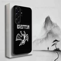 Roko L-Led Z-Zeppelin Grupės Telefono dėklas Samsung S25,S24,S23,S22,S21,S20,S10,Ultra,Plus,Lite,FE,Minkštas silikoninis juodas dangtelis Samsung S235G gray