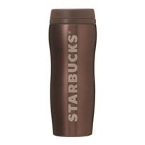 STARBUCKS Curved Stainless Steel Bottle Brown 355ml Tumbler Coffee Gift Water 2024 black