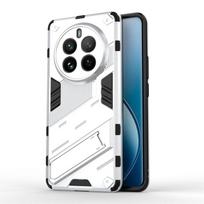 Dėklas dangtelis OPPO Realme 12 Pro Realme 12 Pro Capas Naujas smūgiams atsparus šarvuotas buferis su atrama galinis dangtelis Realme 12 Pro Plus Fundas Realme 12 Pro Plus balta