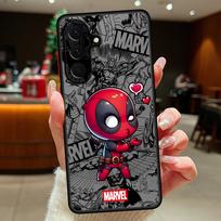 Marvel Deadpool Wolverine Meilės dėklas, skirtas Samsung Galaxy A73 A33 A14 A23 A17 A52 A52S A72 A56 A55 A54 A35 A34 A36 A53 A16 A15 Galaxy A15