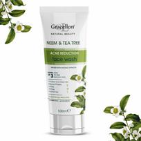 Gracellon Neem & Tea Tree Acne Reduction Face Wash (100 ml) white