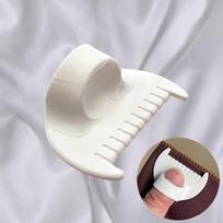 Sewing Guide Template Kit for Consistent Stitches – 3mm Spacing Precision Sewing Tool for Fabric Embroidery & Leathercraft 8pcs white