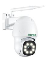 SV3C Saugumo 8 belaidė lauko PTZ naktinio matymo spalvota automatinio judesio žmogaus kūno išmaniojo telefono kompiuterio suderinama su iOS ir Android Windows Kamera, balta