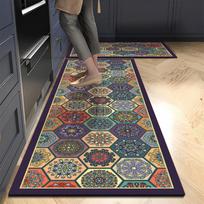 Vandeniui atsparus diatomito grindų kilimėlis: Nereikalaujantis skalbimo, Aliejų ir vandenį sugeriantis, Neslystantis įėjimo kilimėlis 40cm*60cm - Absorbent/Dry Quick gray
